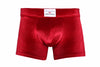 Luxury Velour Red Stretch Boxer Trunks